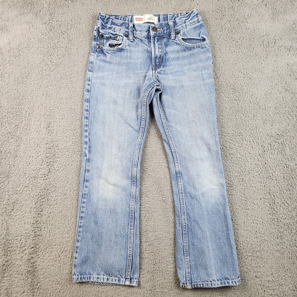 Levi's Other - Levi's 527 Slim Bootcut Boys 10 Regular 25x25 Jeans Cotton Denim Light Wash